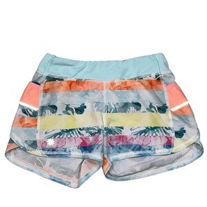 Athleta Girl Printed Running Athletic Shorts size Medium 8-10